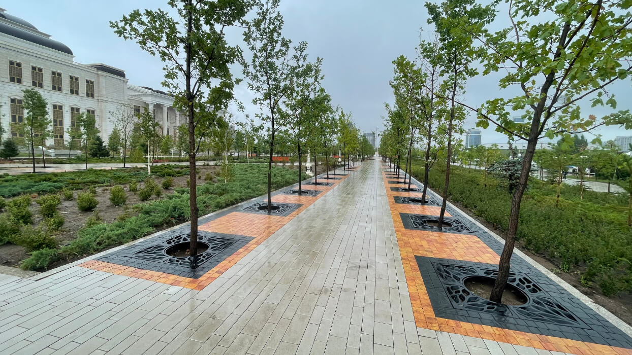 Приствольная решетка для дерева ZKING CRUST 1.2х1.2м Черная в Тюмени фото