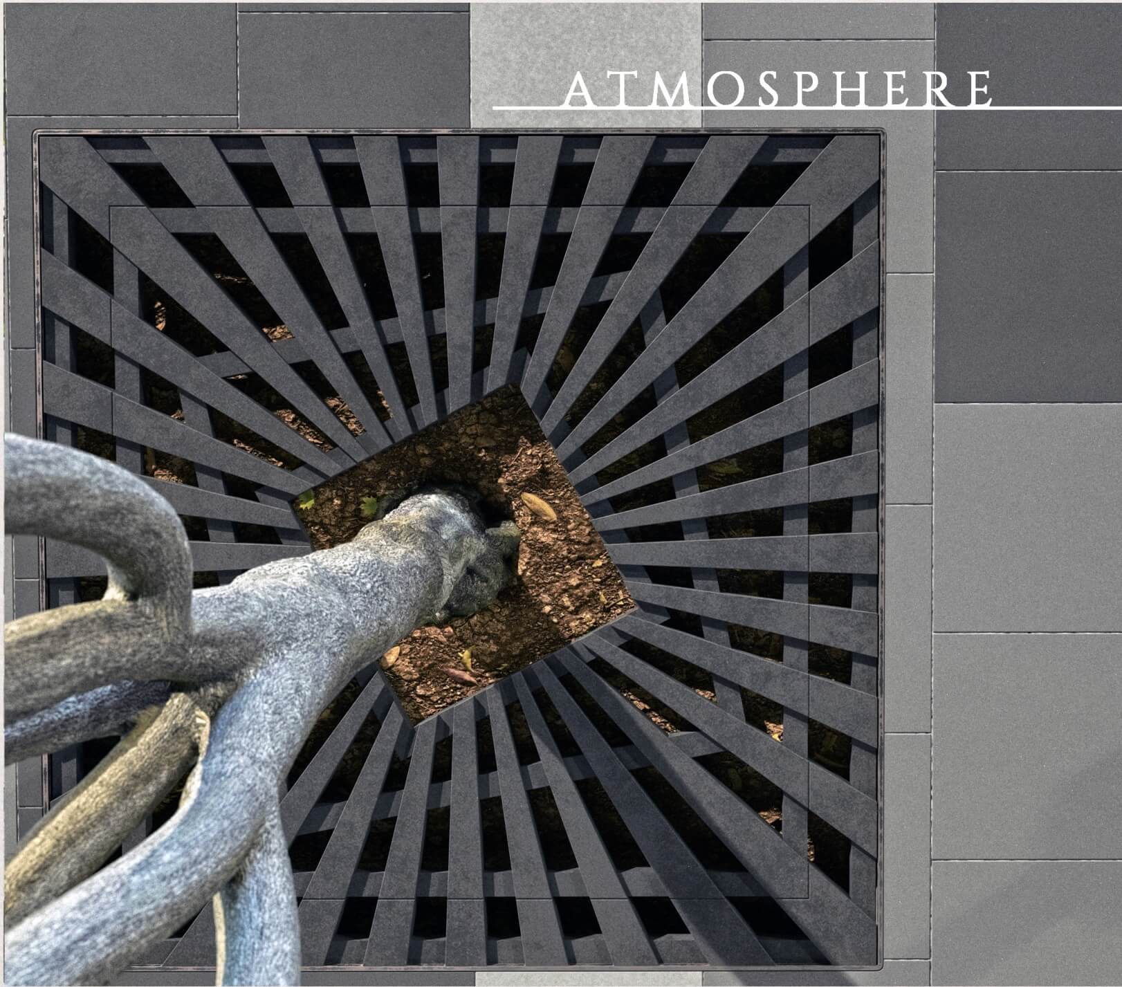 Приствольная решетка для дерева ZKING ATMOSPHERE 1.2х1.2м Черная в Тюмени фото