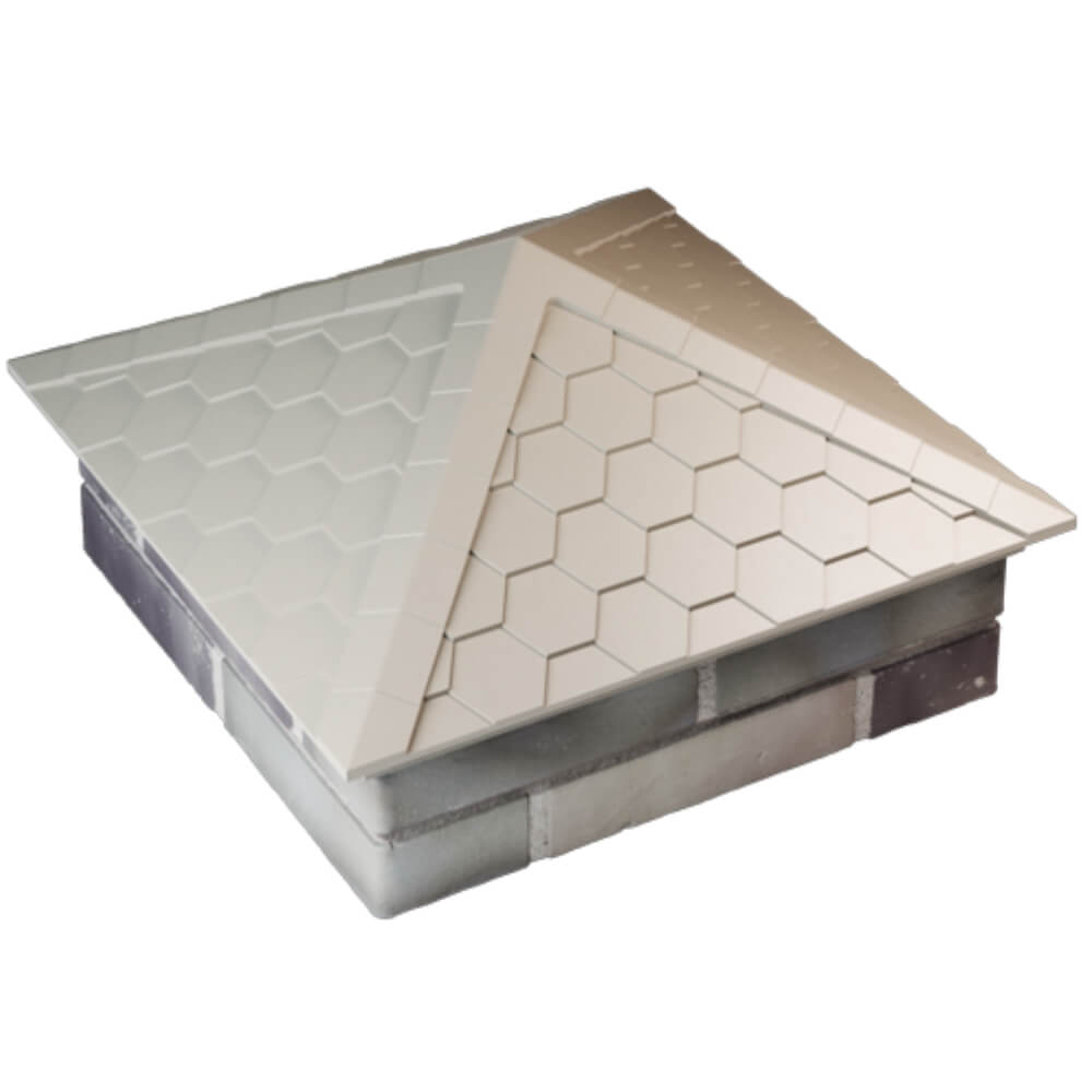 Колпак Zking Эверест Бежевый на столб 2х2 кирпича (535х535мм) Тюмень фото