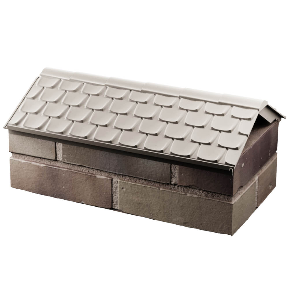 Парапет Zking Эльбрус Бежевый с посадкой на 1 кирпич (255мм) в Тюмени фото