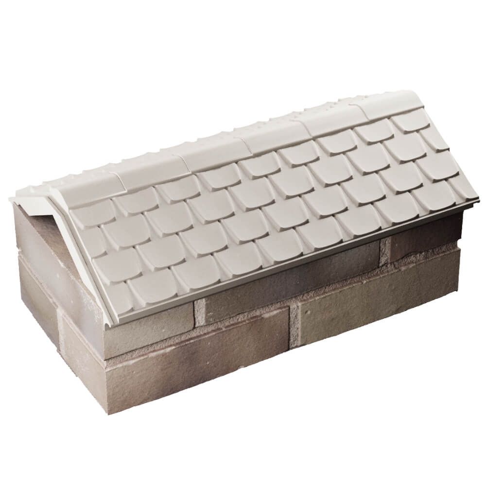 Парапет Zking Эльбрус Бежевый с посадкой на 1 кирпич (255мм) в Тюмени фото