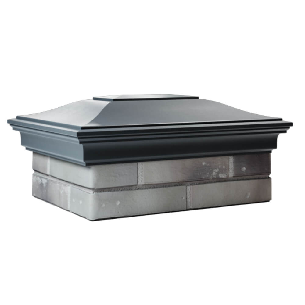 Колпак Zking Монблан Серый на столб 2х1.5 кирпича (515х385мм) в Тюмени фото