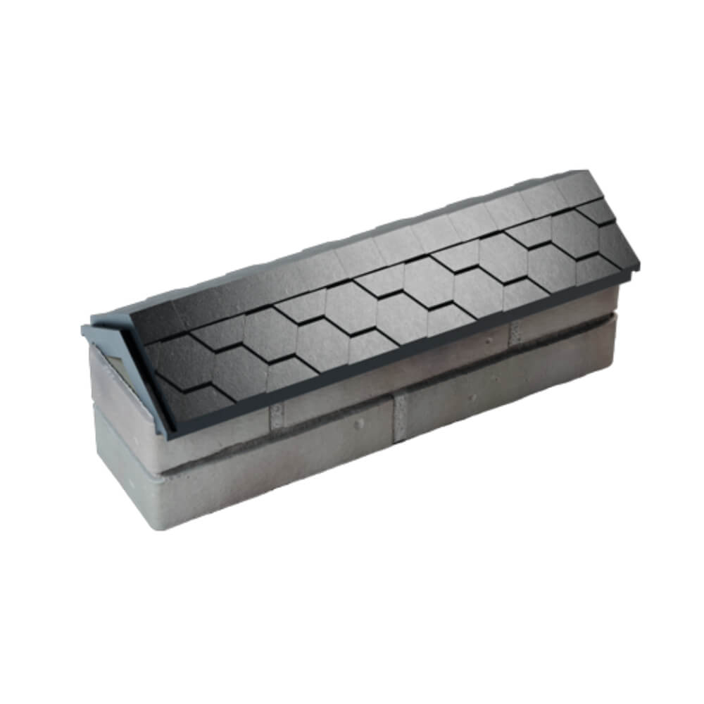 Парапет Zking Эверест Черный с посадкой на 0.5 кирпича (130мм) в Тюмени фото