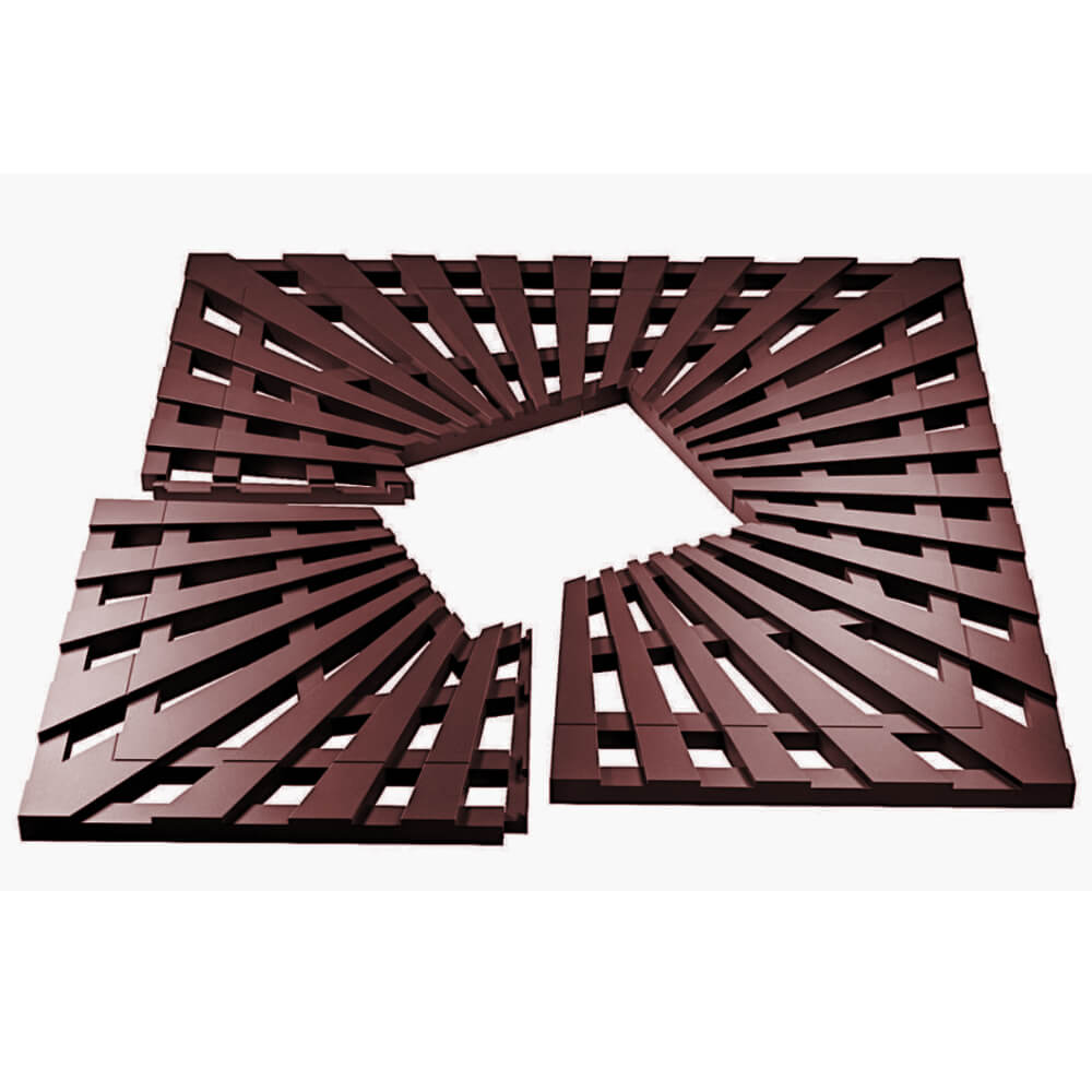 Приствольная решетка для дерева ZKING ATMOSPHERE 1.2х1.2м Коричневая в Тюмени фото