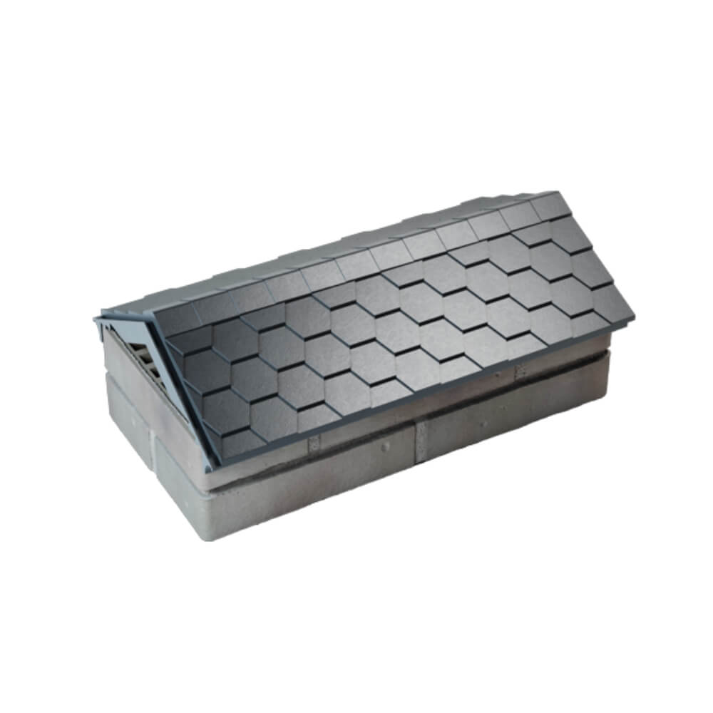 Парапет Zking Эверест Серый с посадкой на 1 кирпич (200/225/255мм) в Тюмени фото