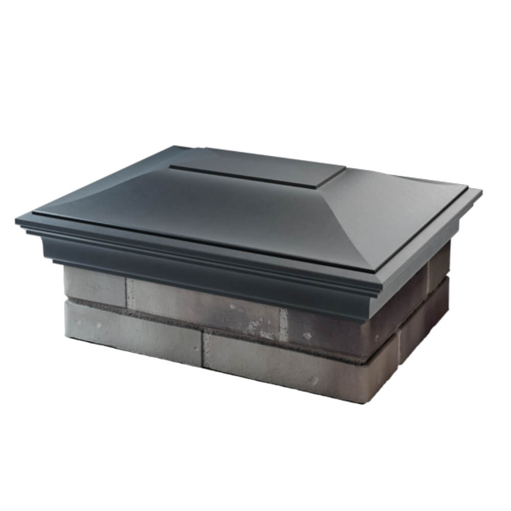 Колпак Zking Монблан Серый на столб 2х1.5 кирпича (515х385мм) в Тюмени фото