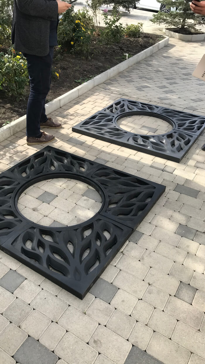 Приствольная решетка для дерева ZKING CRUST 1.2х1.2м Черная в Тюмени фото