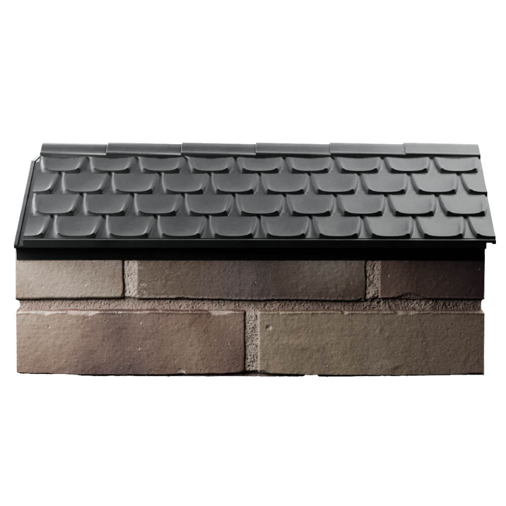 Парапет Zking Эльбрус Серый с посадкой на 1 кирпич (255мм) в Тюмени фото