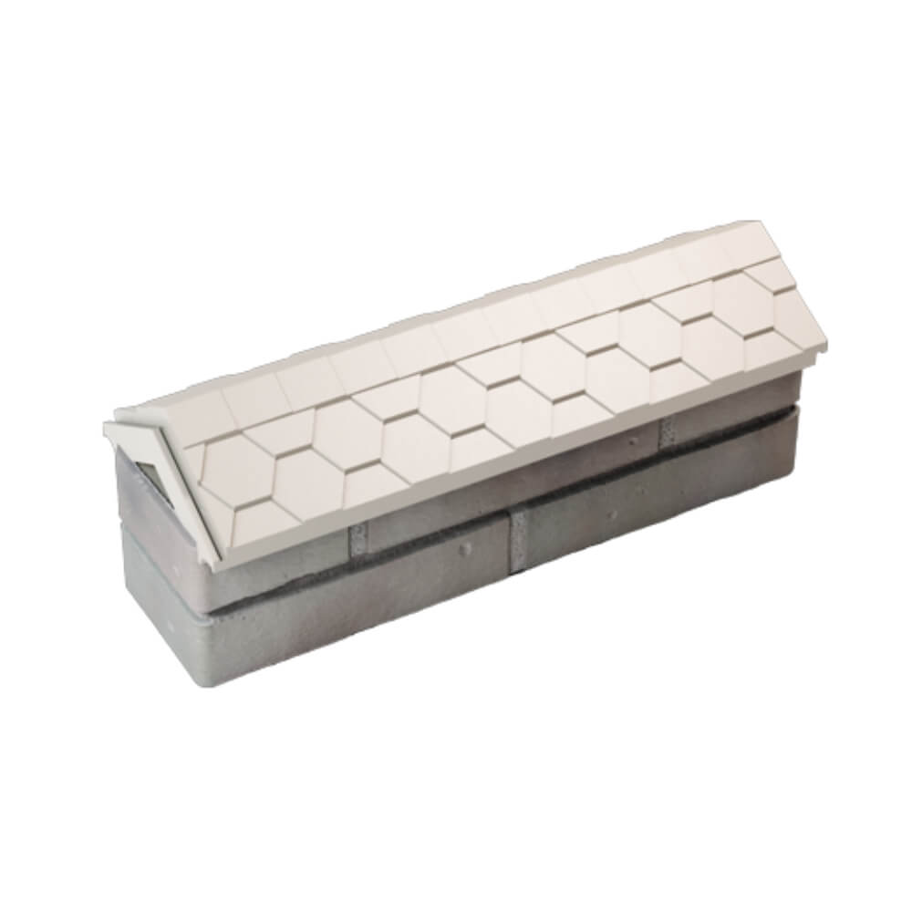 Парапет Zking Эверест Бежевый с посадкой на 0.5 кирпича (130мм) в Тюмени фото