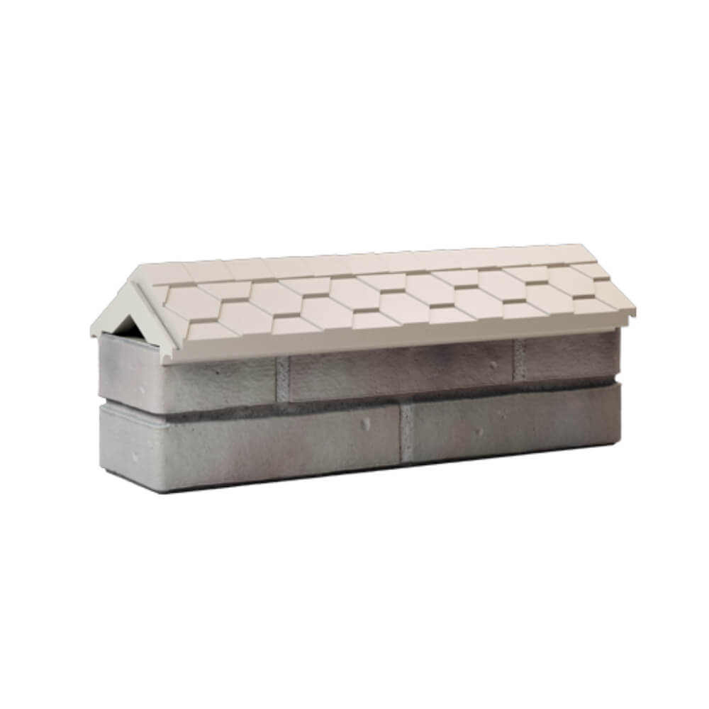 Парапет Zking Эверест Бежевый с посадкой на 0.5 кирпича (130мм) Тюмень фото