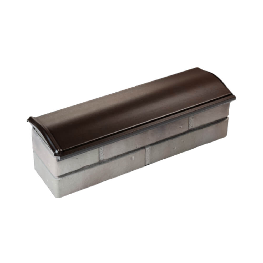 Парапет Zking Монблан Коричневый посадка на 0.5 кирпича (130мм) в Тюмени фото