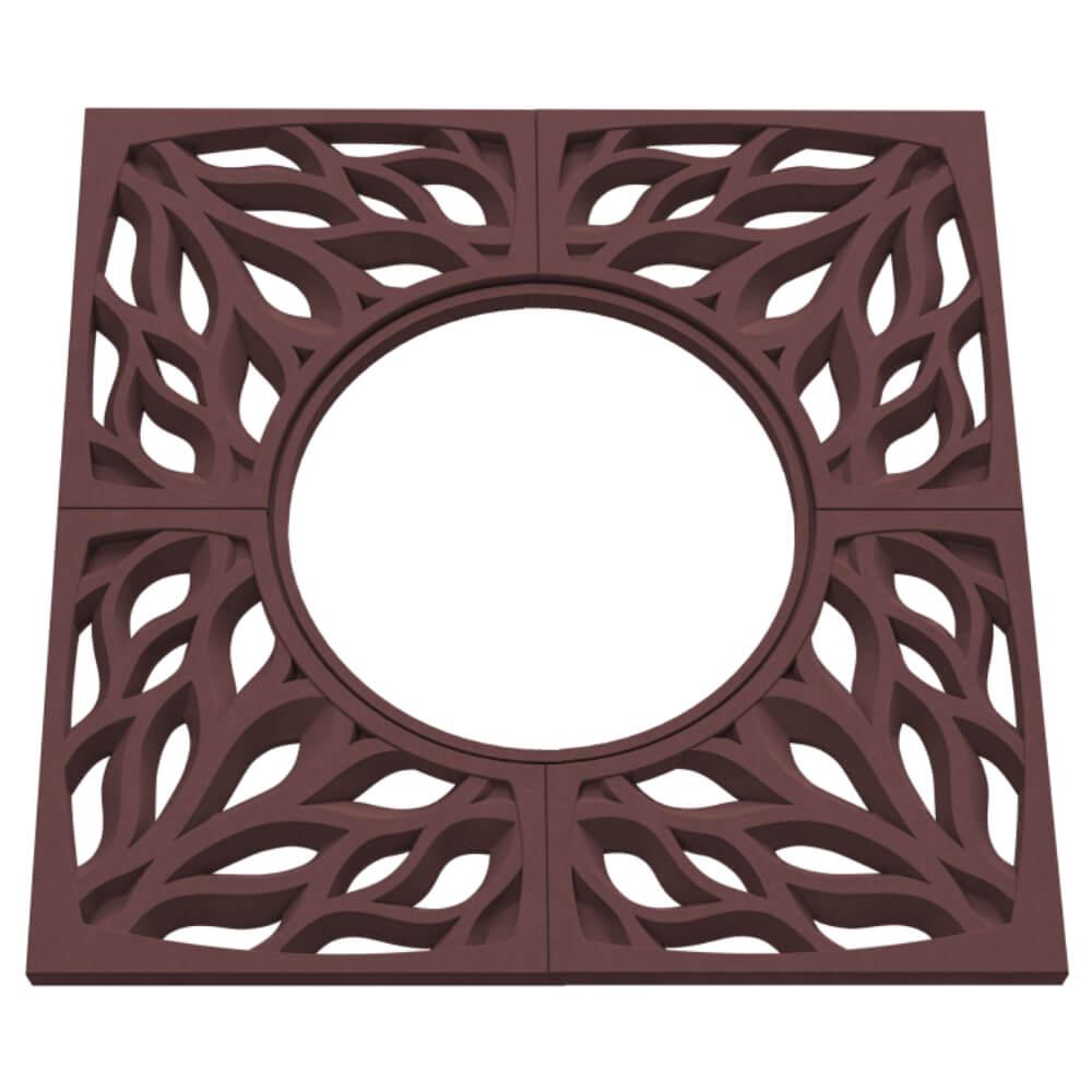 Приствольная решетка для дерева ZKING CRUST 1.2х1.2м Коричневая в Тюмени фото