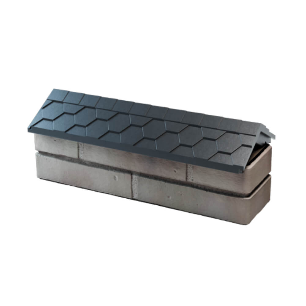 Парапет Zking Эверест Серый с посадкой на 0.5 кирпича (130мм) в Тюмени фото