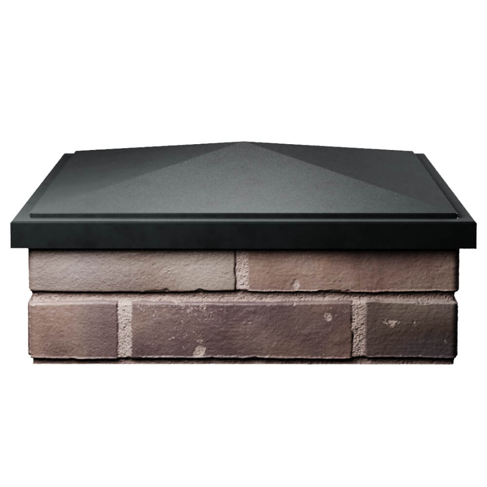 Колпак Zking БонаМоно Черный на столб 2х2 кирпича (515х515, 530х530мм) Тюмень фото