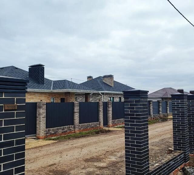 Колпак Zking Бона ХайТек Серый на столб 1.5х1.5 кирпича (385х385мм) в Тюмени фото