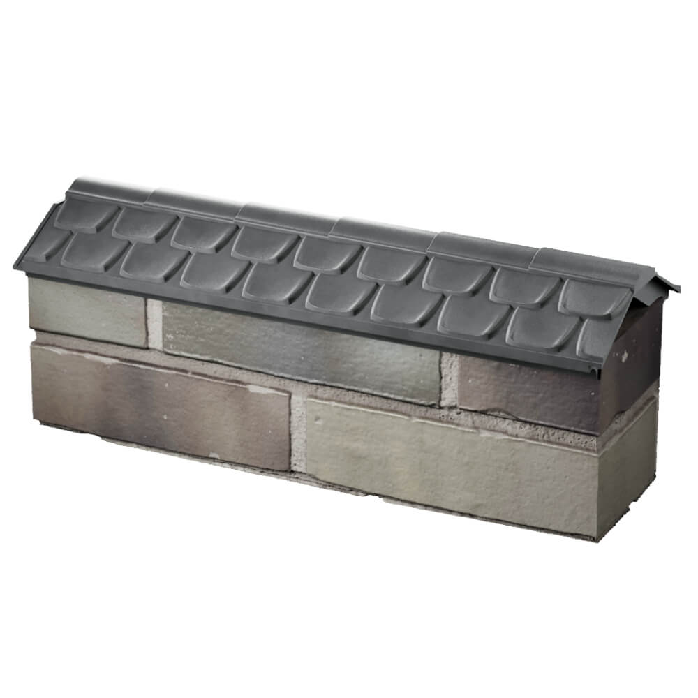 Парапет Zking Эльбрус Серый с посадкой на 0.5 кирпича (130мм) в Тюмени фото