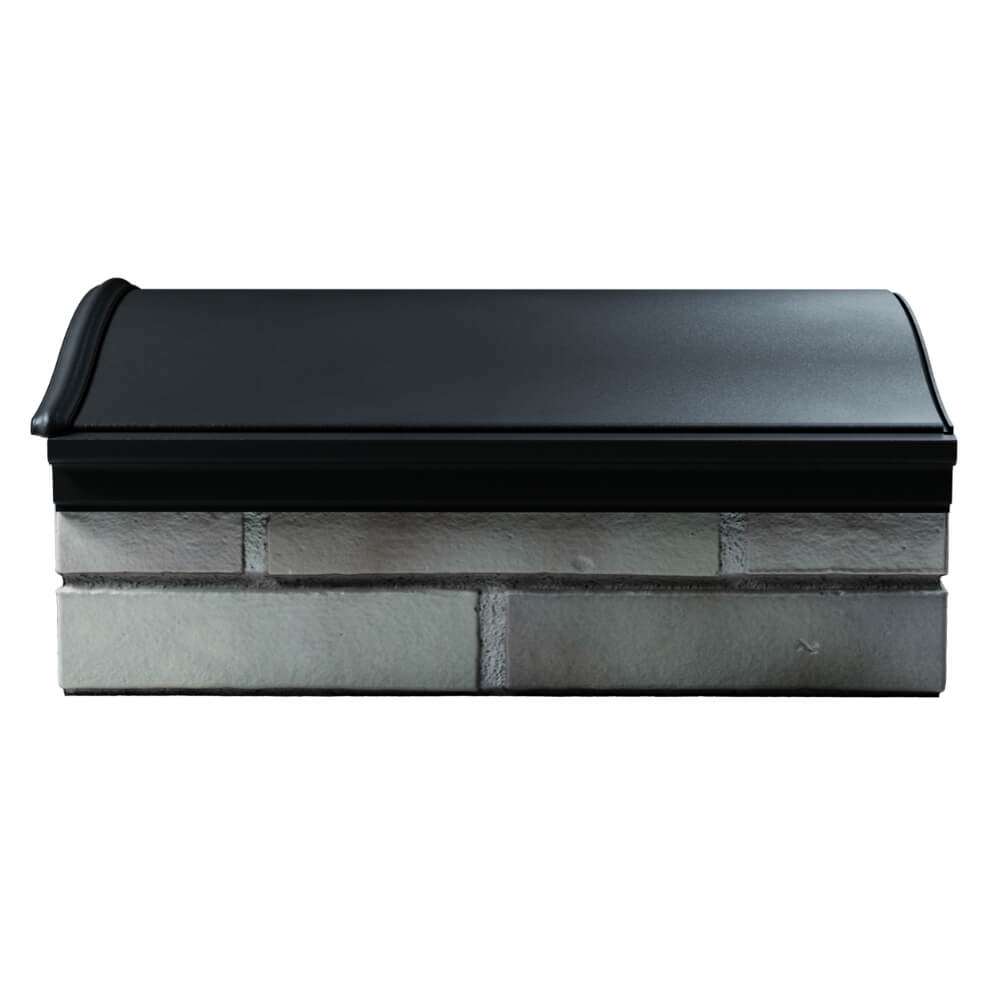 Парапет Zking Монблан Черный посадка на 1.5 кирпича (355/385мм) в Тюмени фото