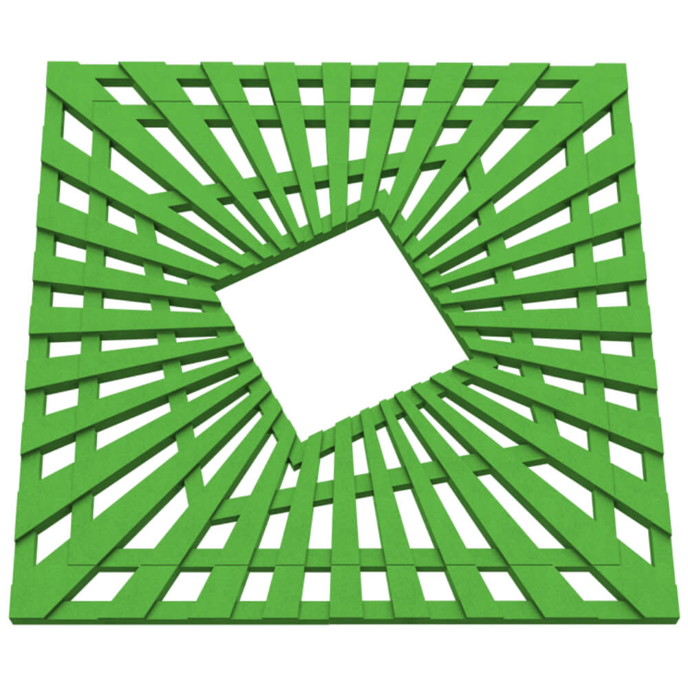 Приствольная решетка для дерева ZKING ATMOSPHERE 1.2х1.2м Зеленая в Тюмени фото