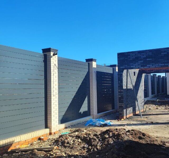 Колпак Zking Бона ХайТек Серый на столб 1.5х1.5 кирпича (385х385мм) в Тюмени фото