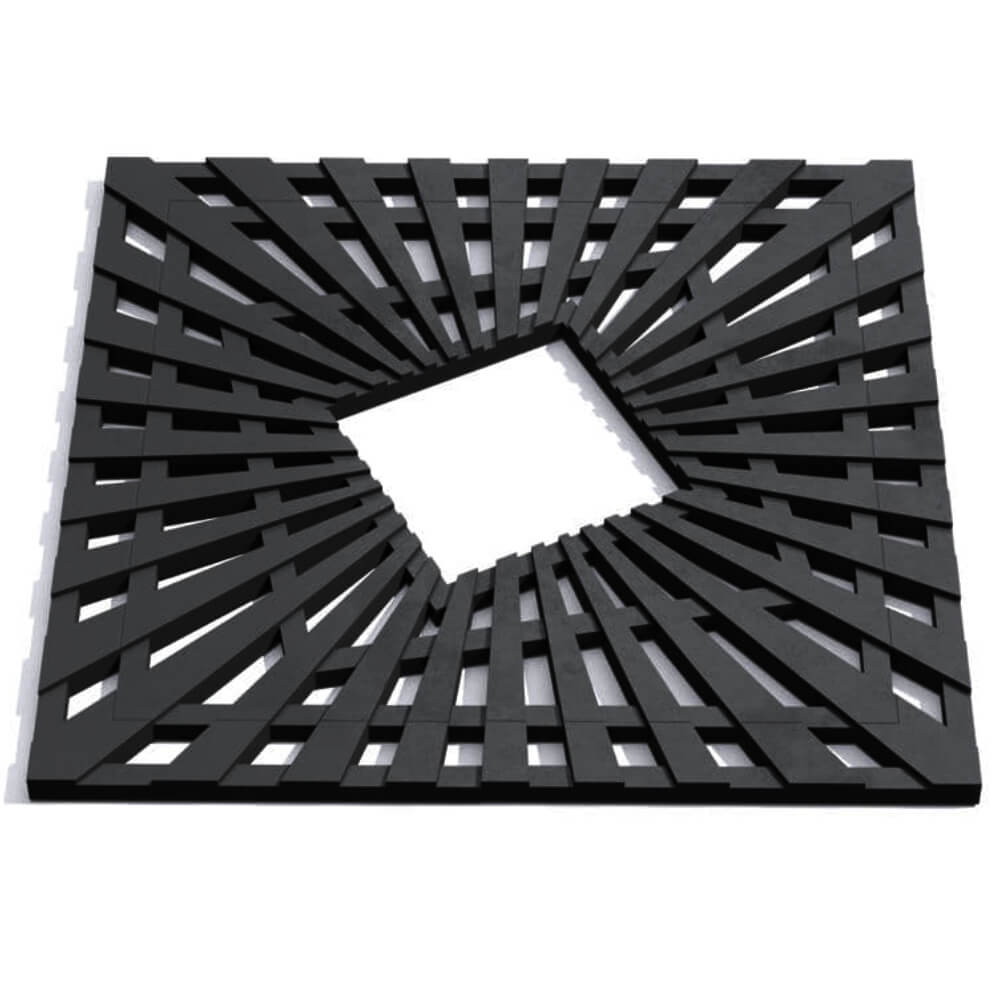 Приствольная решетка для дерева ZKING ATMOSPHERE 1.2х1.2м Черная Тюмень фото