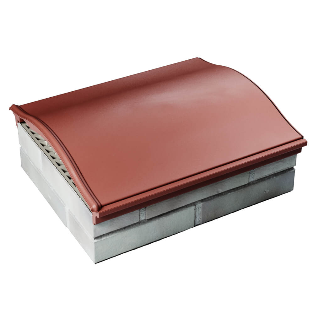 Парапет Zking Монблан Красный посадка на 1.5 кирпича (355/385мм) в Тюмени фото