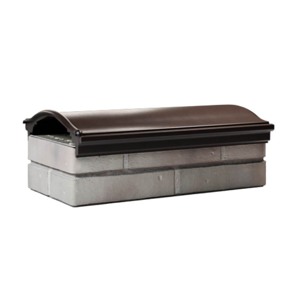 Парапет Zking Монблан Коричневый посадка на 1 кирпич (200/225/255мм) Тюмень фото