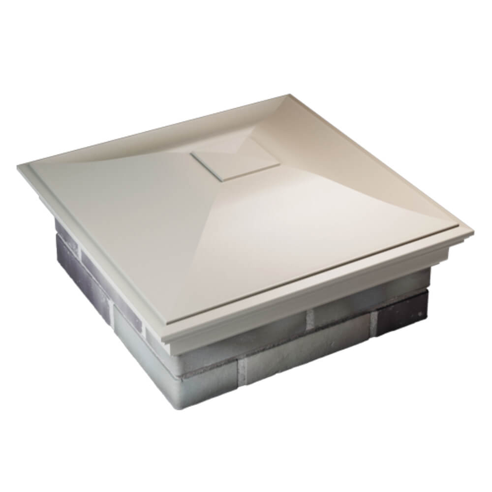 Колпак Zking Монблан Бежевый на столб 2х2 кирпича (515х515мм) Тюмень фото