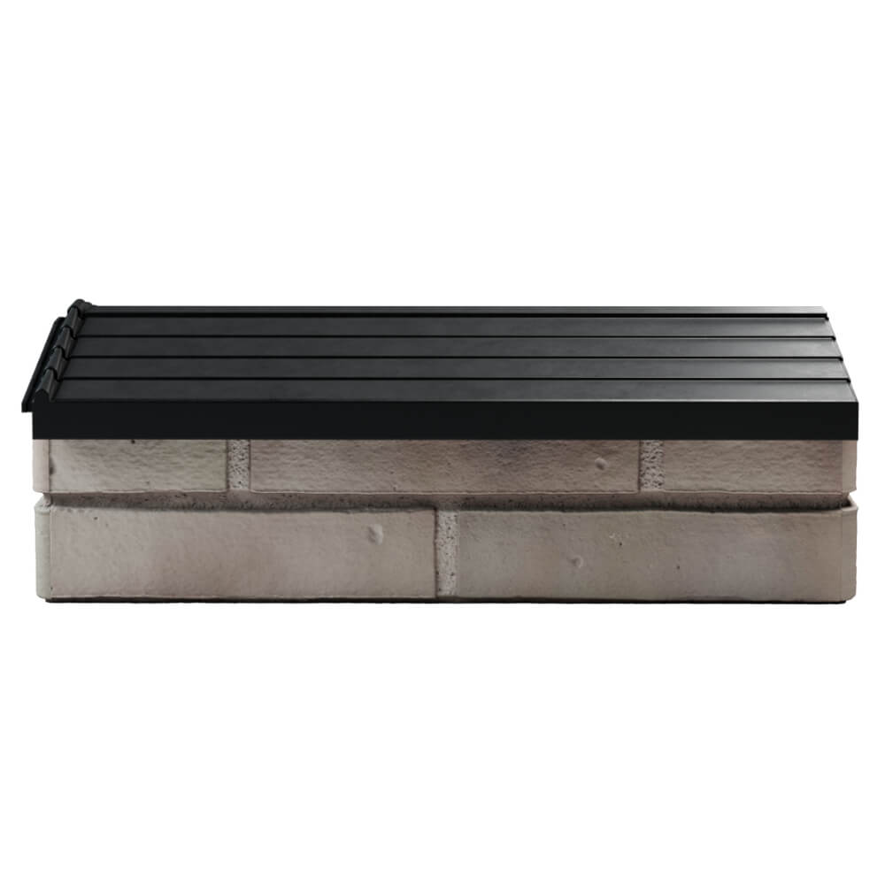 Парапет Zking Бона ХайТек Черный с посадкой на 1 кирпич (200/225/255мм) в Тюмени фото