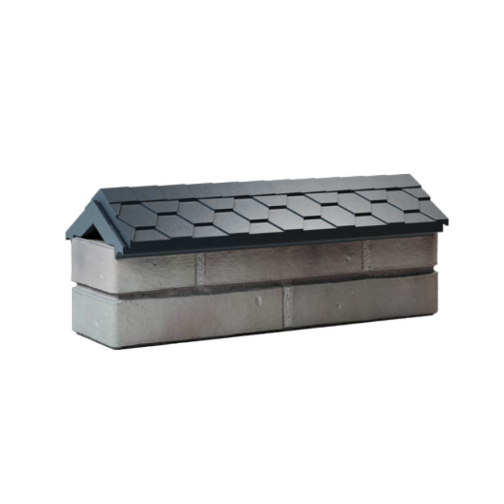 Парапет Zking Эверест Серый с посадкой на 0.5 кирпича (130мм) Тюмень фото