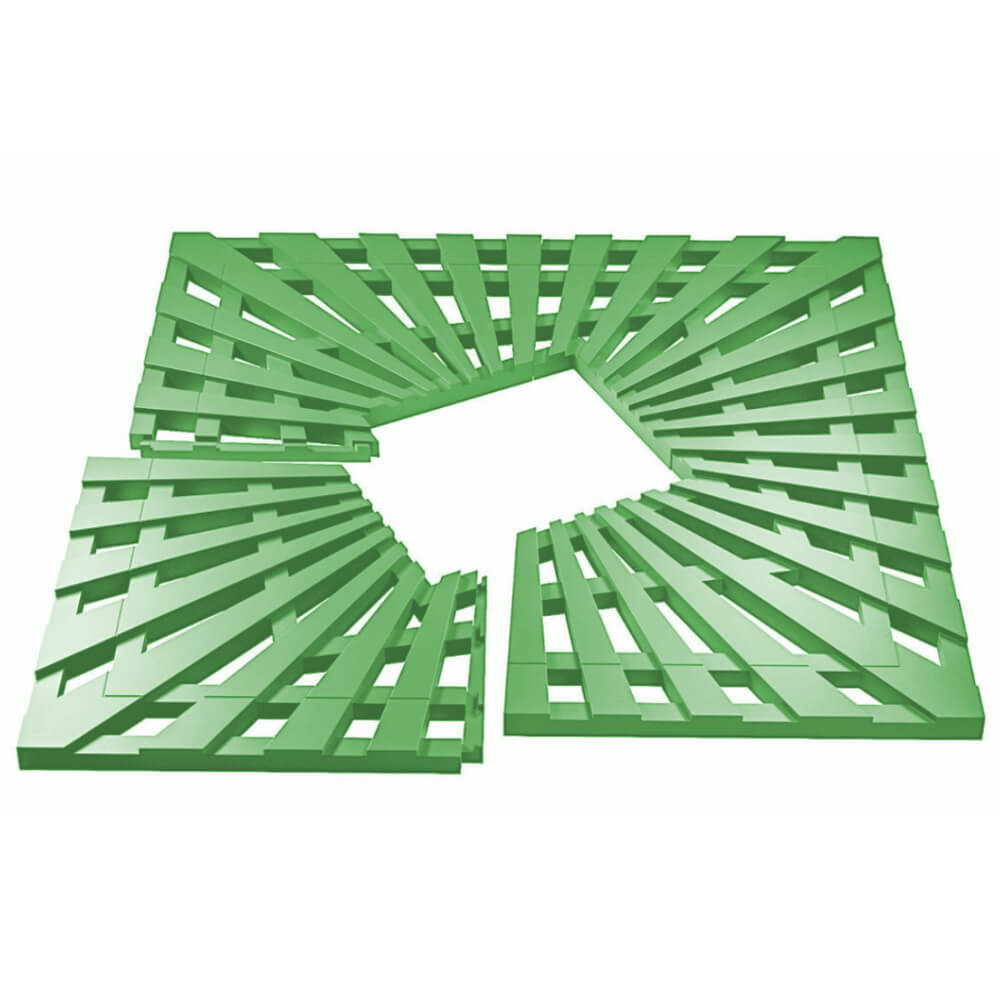 Приствольная решетка для дерева ZKING ATMOSPHERE 1.2х1.2м Зеленая в Тюмени фото