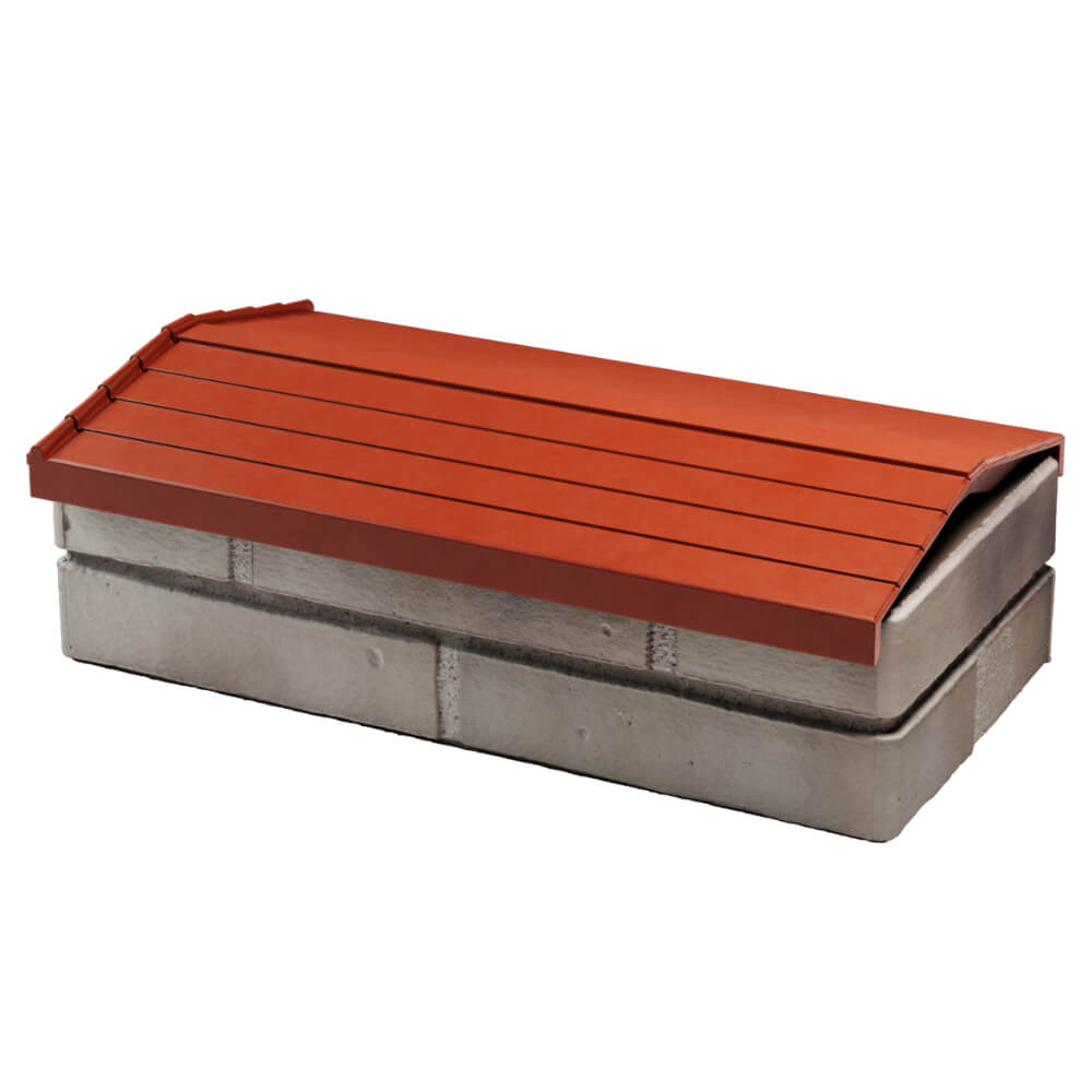 Парапет Zking Бона ХайТек Красный с посадкой на 1 кирпич (200/225/255мм) в Тюмени фото