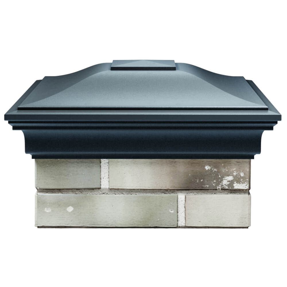 Колпак Zking Монблан Серый на столб 1.5х1.5 кирпича (385х385мм) Тюмень фото