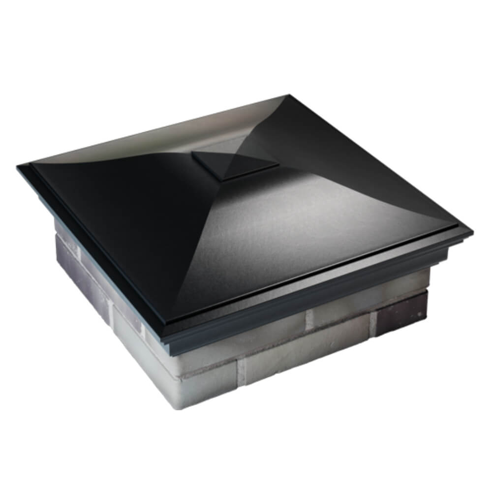 Колпак Zking Монблан Черный на столб 2х2 кирпича (515х515мм) Тюмень фото