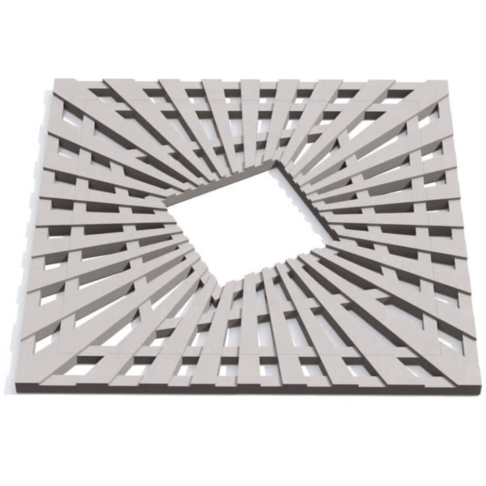 Приствольная решетка для дерева ZKING ATMOSPHERE 1.2х1.2м Бежевая Тюмень фото