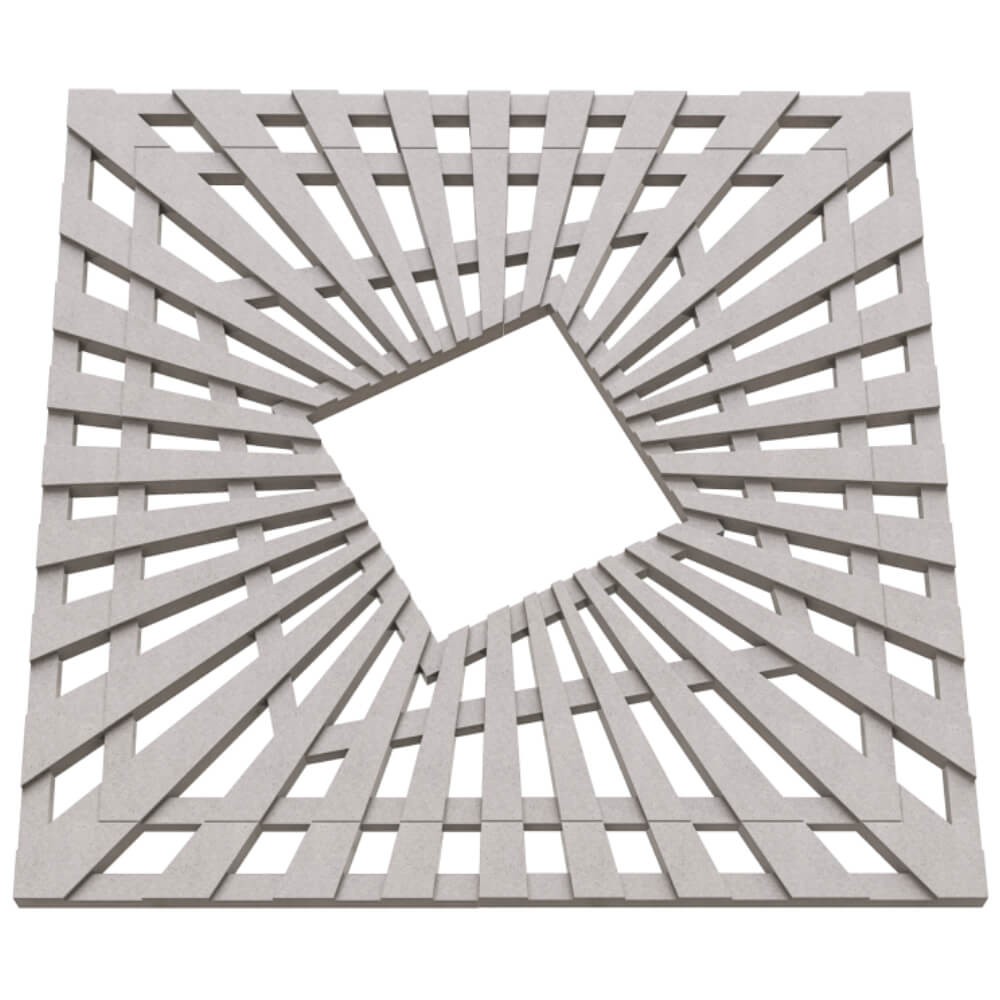 Приствольная решетка для дерева ZKING ATMOSPHERE 1.2х1.2м Бежевая в Тюмени фото