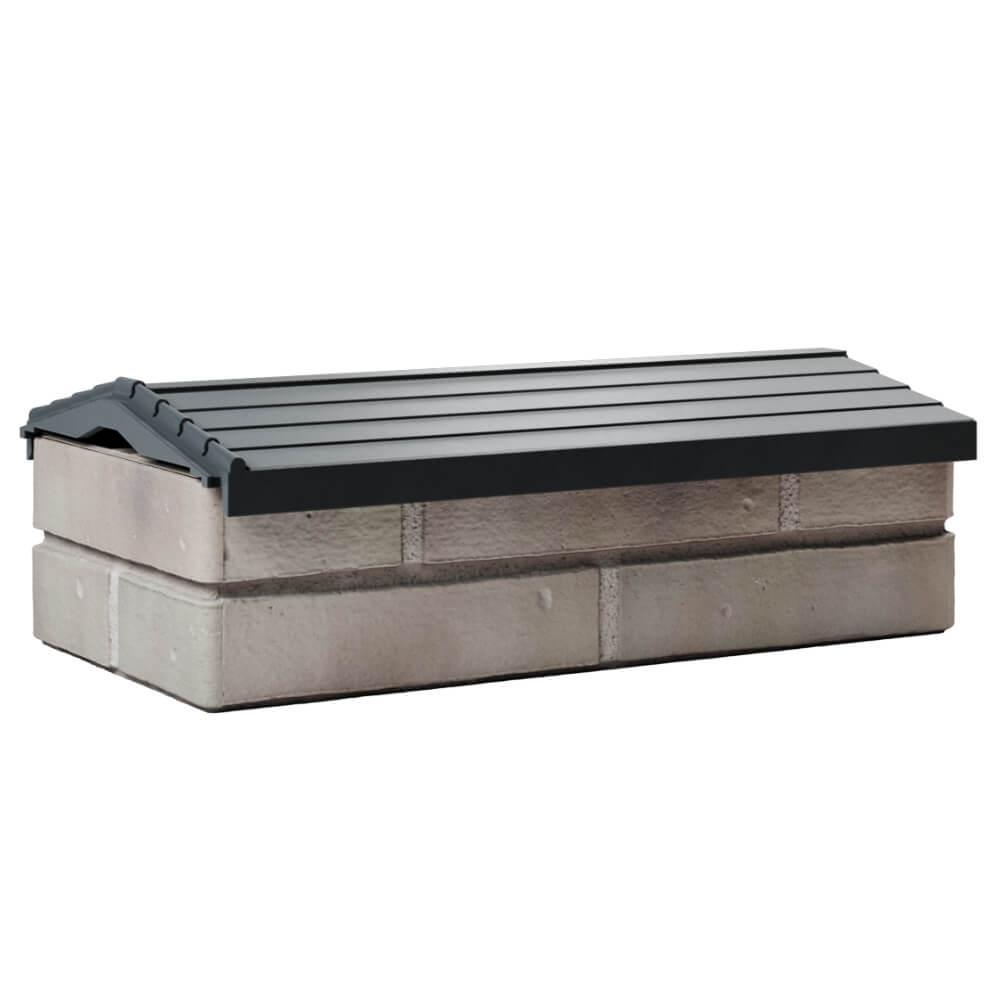 Парапет Zking Бона ХайТек Серый с посадкой на 1 кирпич (200/225/255мм) Тюмень фото