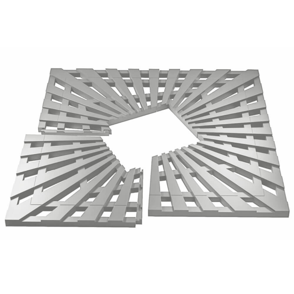 Приствольная решетка для дерева ZKING ATMOSPHERE 1.2х1.2м Бежевая в Тюмени фото