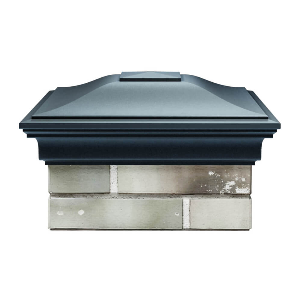 Колпак Zking Монблан Серый на столб 1.5х1.5 еврокирпича 0.7НФ (355х355мм) Тюмень фото