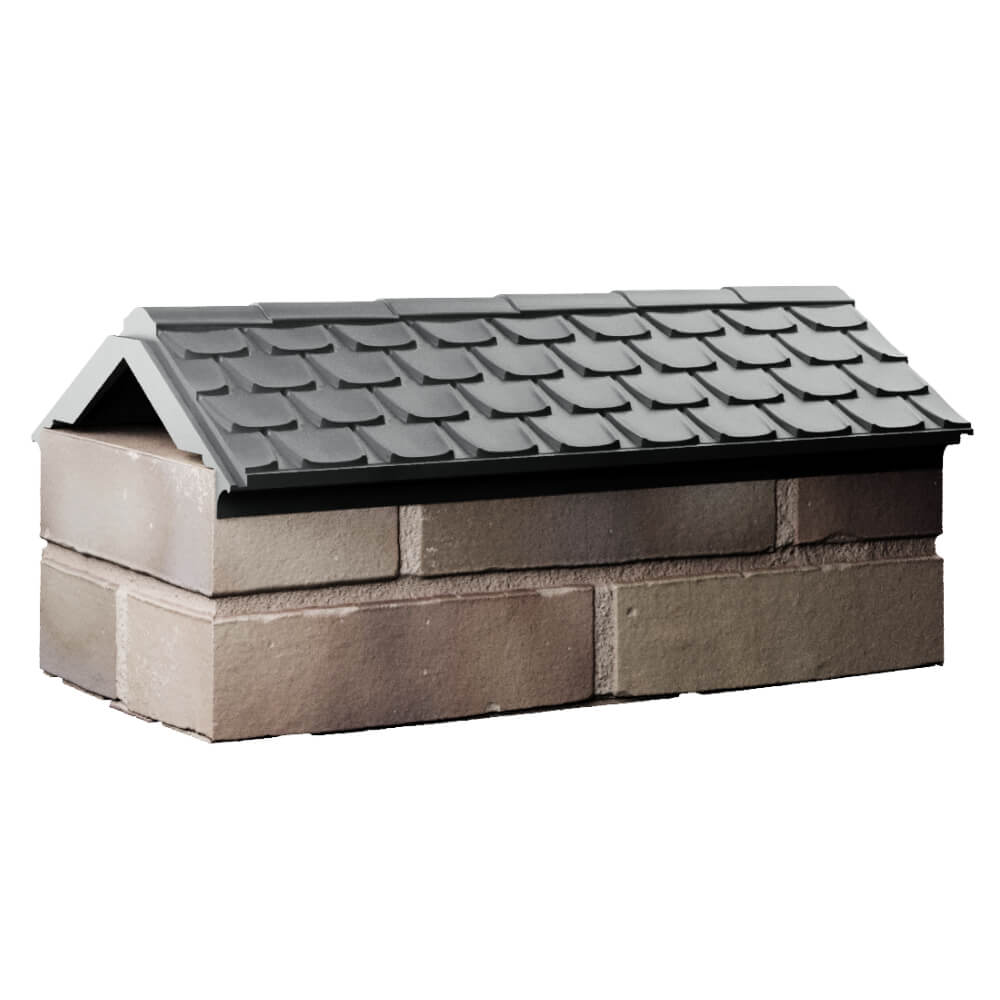 Парапет Zking Эльбрус Серый с посадкой на 1 кирпич (255мм) Тюмень фото