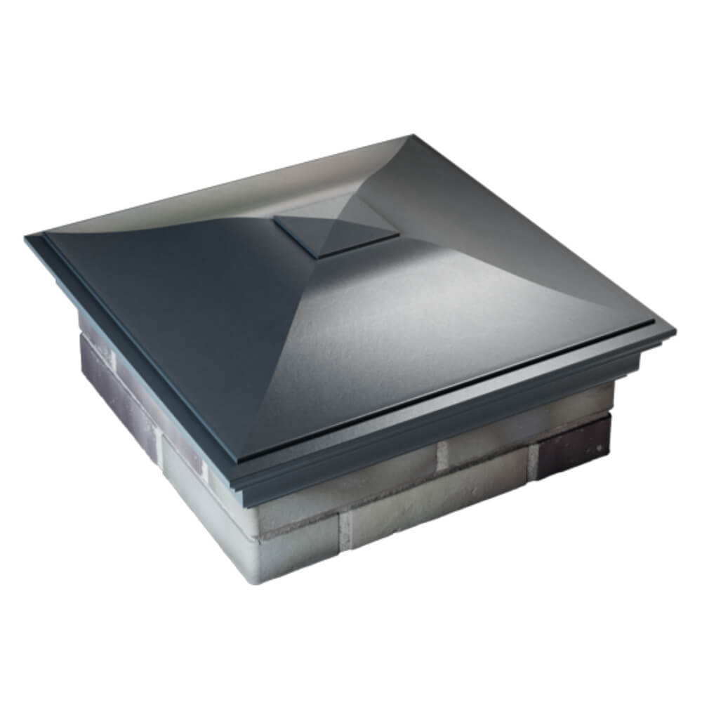 Колпак Zking Монблан Серый на столб 2х2 кирпича (515х515мм) Тюмень фото