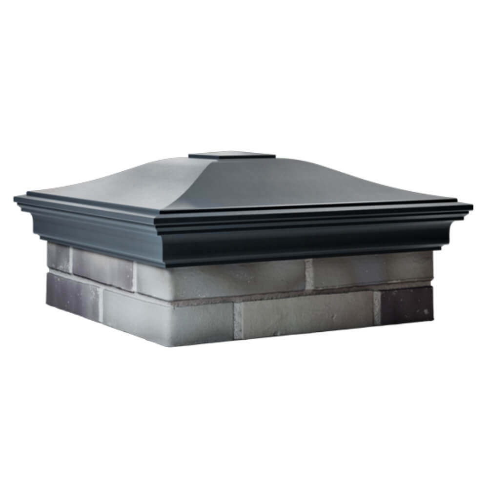 Колпак Zking Монблан Серый на столб 2х2 кирпича (515х515мм) в Тюмени фото