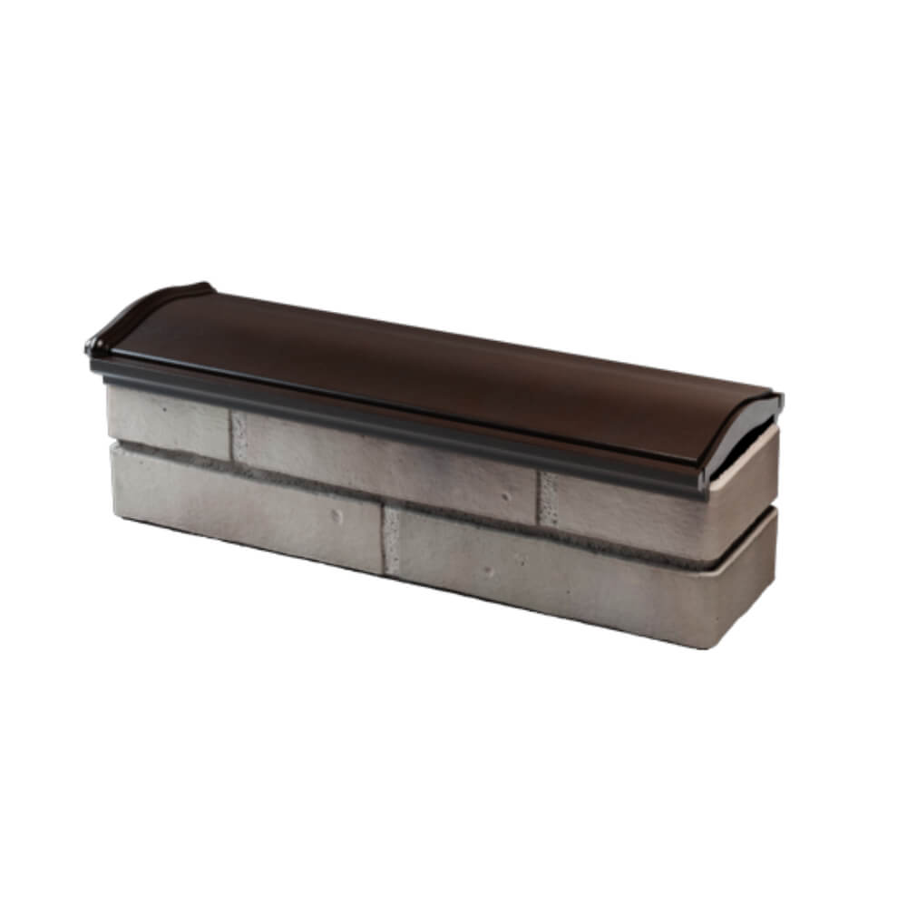 Парапет Zking Монблан Коричневый посадка на 0.5 кирпича (130мм) в Тюмени фото