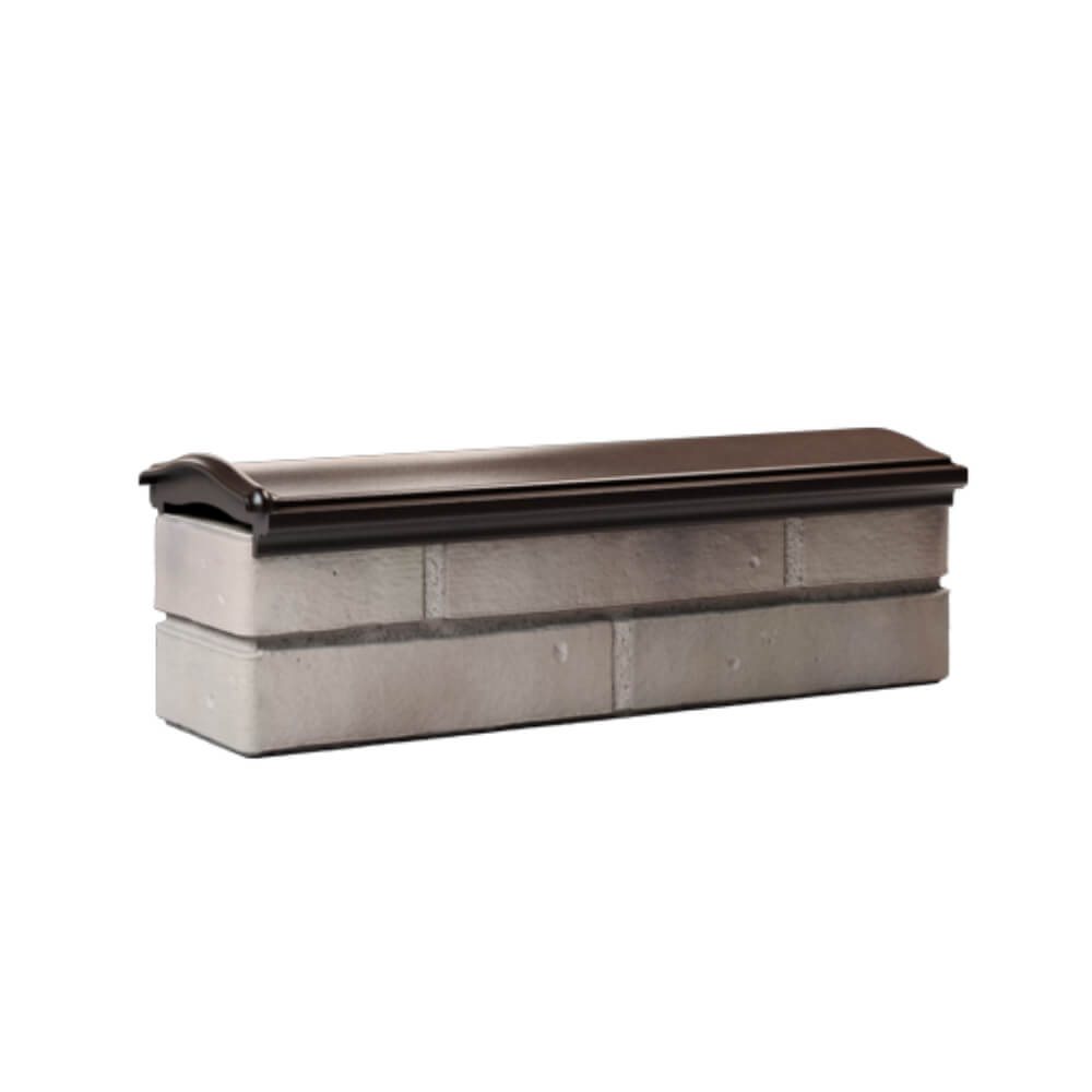 Парапет Zking Монблан Коричневый посадка на 0.5 кирпича (130мм) Тюмень фото