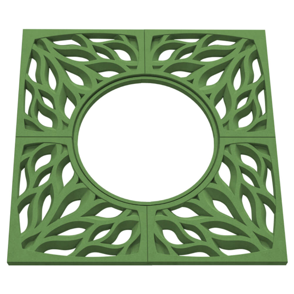 Приствольная решетка для дерева ZKING CRUST 1.2х1.2м Зеленая в Тюмени фото