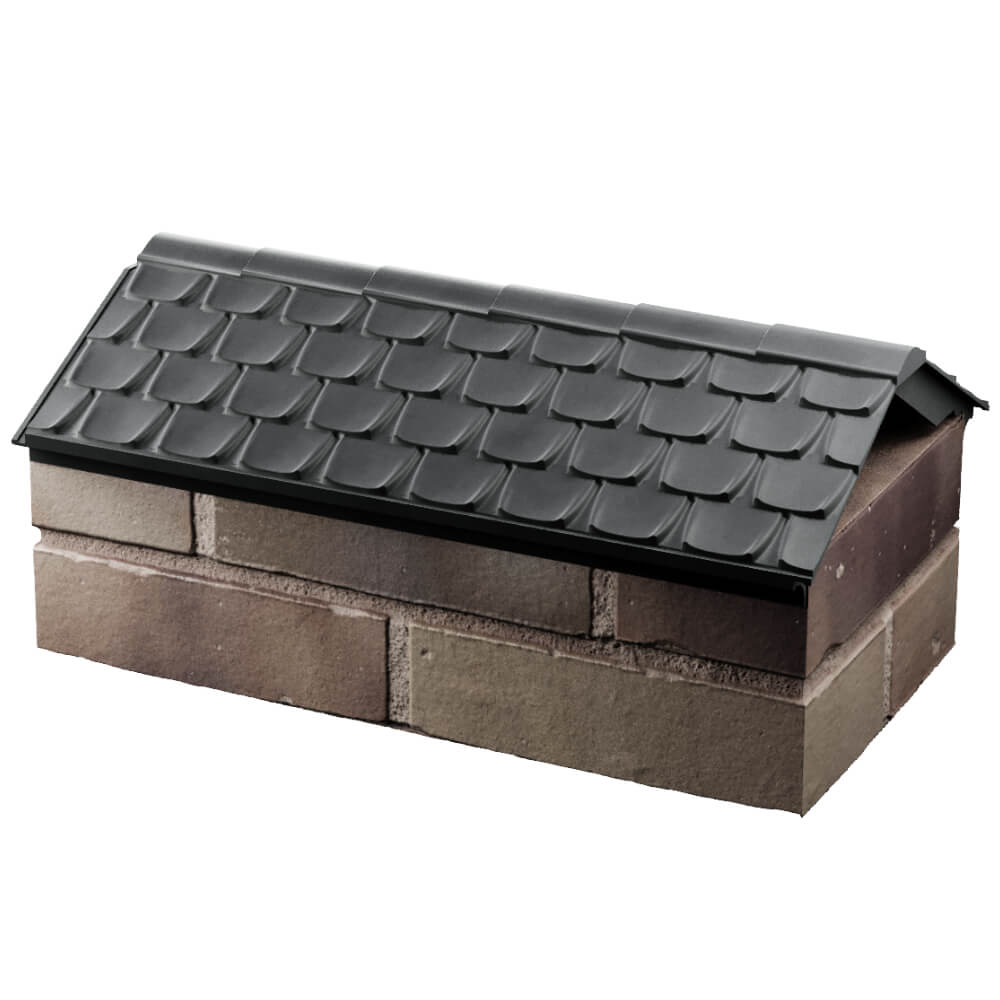 Парапет Zking Эльбрус Серый с посадкой на 1 кирпич (255мм) в Тюмени фото