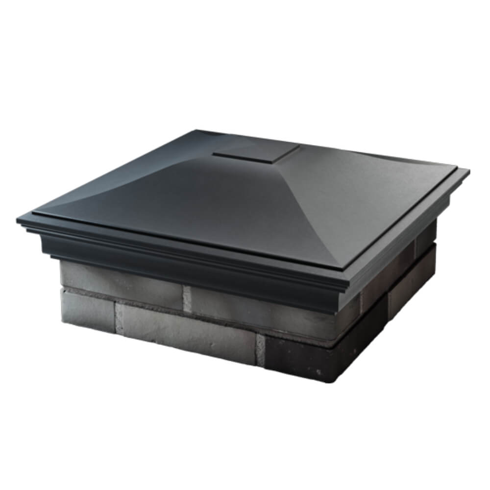 Колпак Zking Монблан Серый на столб 2х2 кирпича (515х515мм) в Тюмени фото