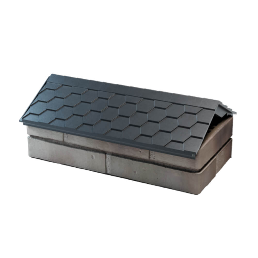 Парапет Zking Эверест Серый с посадкой на 1 кирпич (200/225/255мм) в Тюмени фото