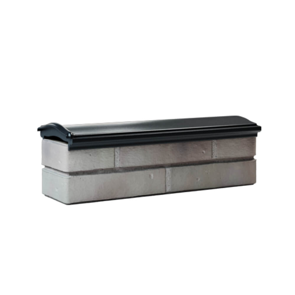 Парапет Zking Монблан Черный посадка на 0.5 кирпича (130мм) Тюмень фото