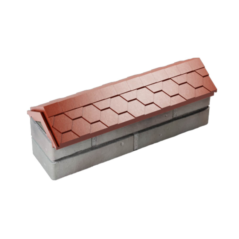 Парапет Zking Эверест Красный с посадкой на 0.5 кирпича (130мм) в Тюмени фото