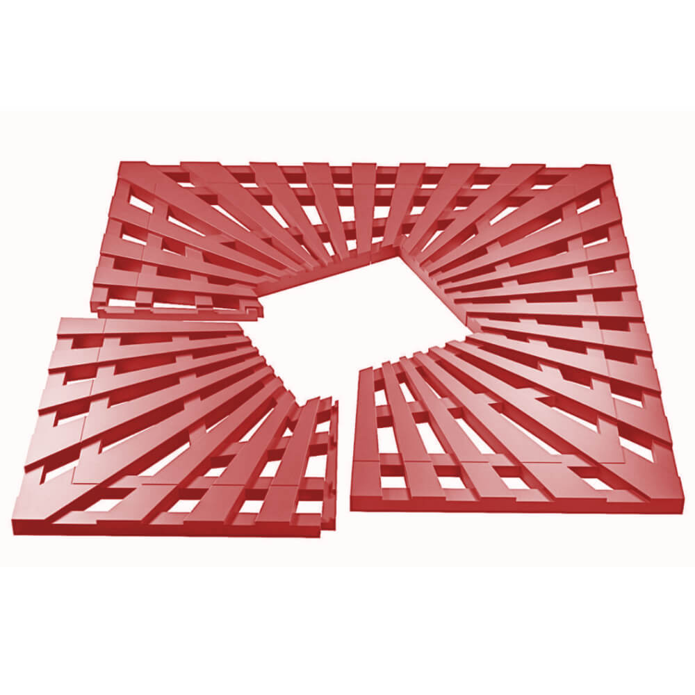 Приствольная решетка для дерева ZKING ATMOSPHERE 1.2х1.2м Красная в Тюмени фото